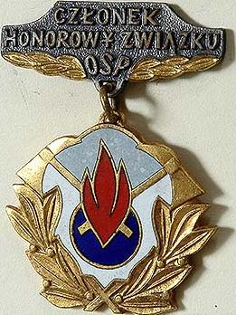 Godność Członka Honorowego Związku OSP
